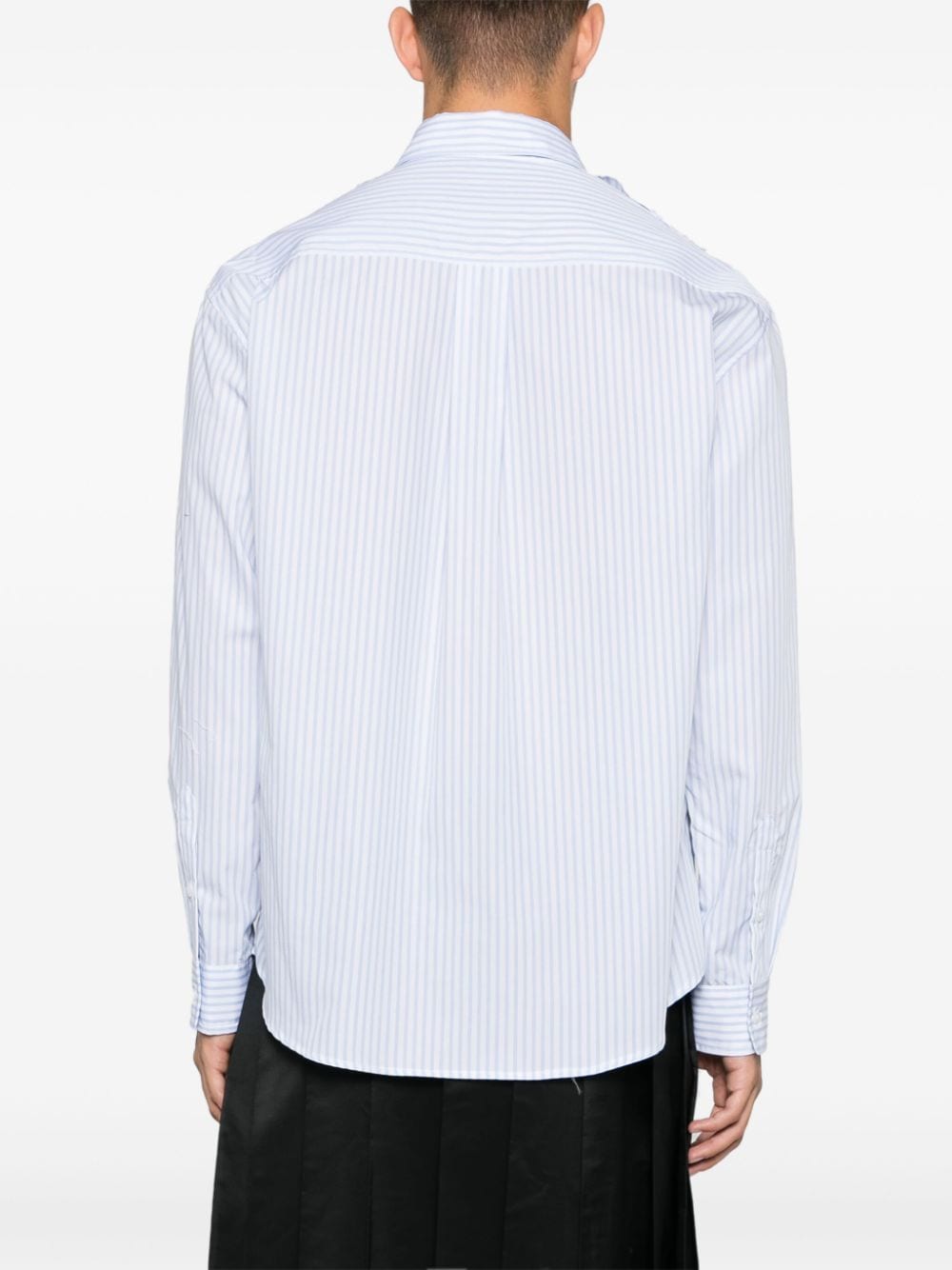 Light blue striped shirt Simone Rocha - men - SIMONE ROCHA Light blue striped shirt Simone Rocha - men - SIMONE ROCHA